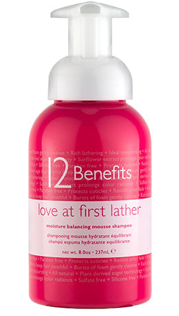 12 Benefits Love At First Lather Shampoo 8oz