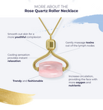 Alana Mitchell Rose Quartz Roller Necklace