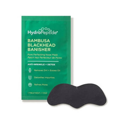 HydroPeptide BAMBUSA BLACKHEAD BANISHER Pore Perfecting Nose Mask 8 Treatments