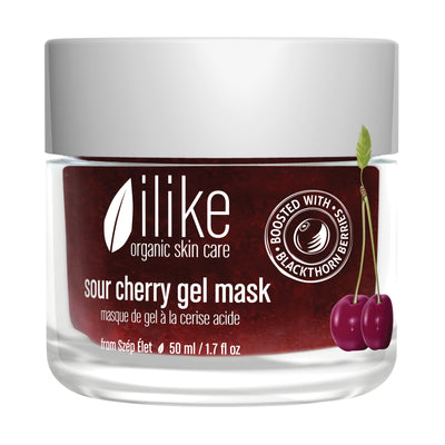 Ilike Organic Skin Care Sour Cherry Gel Mask 1.7oz