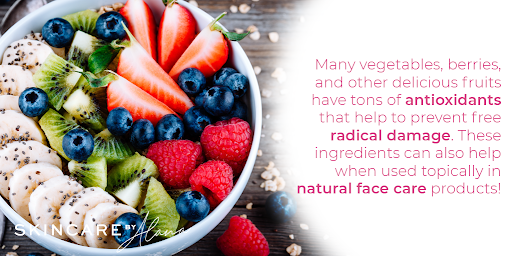 vegetables and fruit have antioxidants