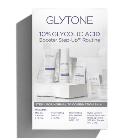 Glytone 10% Glycolic Acid Step-Up Routine: Normal to Combination Skin