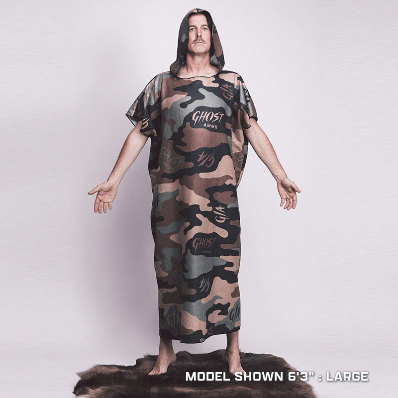 GhostAmmo Camo Changing Poncho Towel
