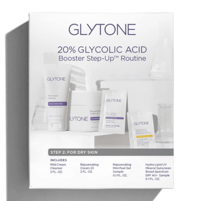 Glytone 20% Glycolic Acid Step-Up Routine: Dry Skin