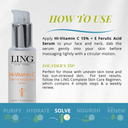 Ling Skincare Hi-Vitamin C 15% + E Ferulic Acid Serum 1oz / 30ml