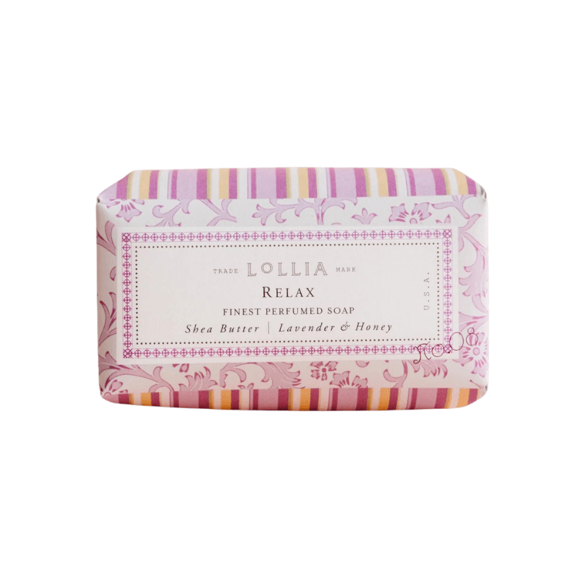 Lollia Relax Perfumed Shea Butter Bar Soap 5oz / 148ml