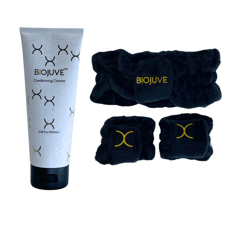 Biojuve Conditioning Cleanse, Wrist Band and Headband - Free Gift ATC