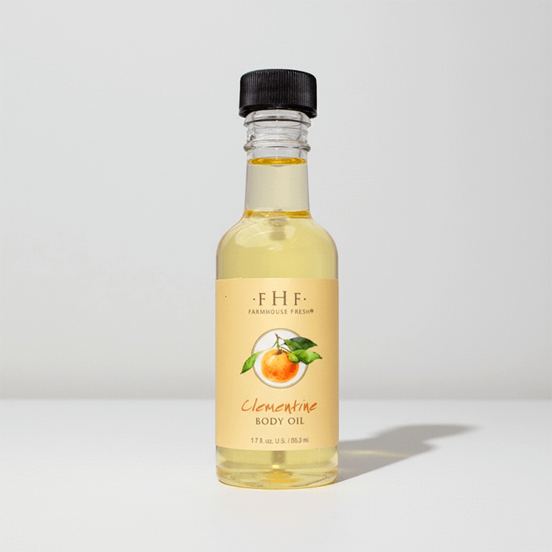FarmHouse Fresh Clementine Body Oil 1.7oz - Free Gift ATC