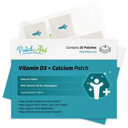 PatchAid Vitamin D3 + Calcium Patch - 30 Patches