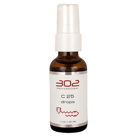 302 Skincare C 25 Drops 1oz / 30ml (New Name: Vitamin C 25 Drops 1oz / 30ml)