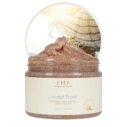 FarmHouse Fresh Coconut Beach Whipped Shea Butter Body Polish 13.6oz / 402ml