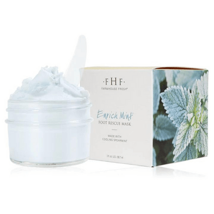 FarmHouse Fresh Enrich Mint Foot Rescue Mask 3oz / 89oz