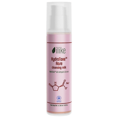 Ilike Organic Skin Care HydroTone Rose Cleansing Milk 6.8oz / 200ml