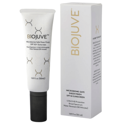 Biojuve Microbiome-Safe Sheer Finish SPF 50+ Sunscreen 1.69oz / 50ml