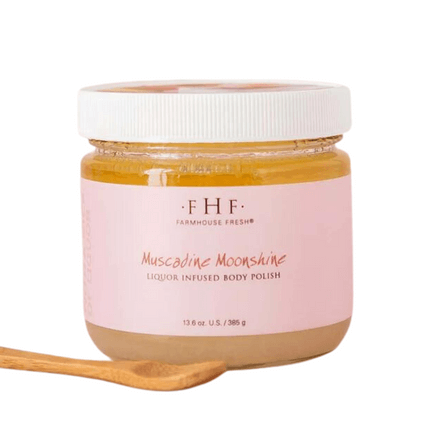 FarmHouse Fresh Muscadine Moonshine Liquor Infused Body Polish 13.6oz / 402ml