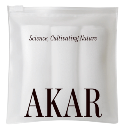 Akar Pure Cleansing Cloths - Set of 3