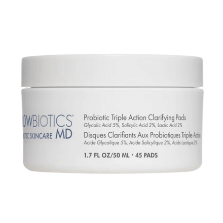 Glowbiotics Probiotic Triple Action Clarifying Pads 1.7oz / 50ml - 45 Pads