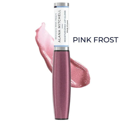 Alana Mitchell Moisturizing Lip Gloss Pink Frost 0.25oz / 7ml (Free Gift)