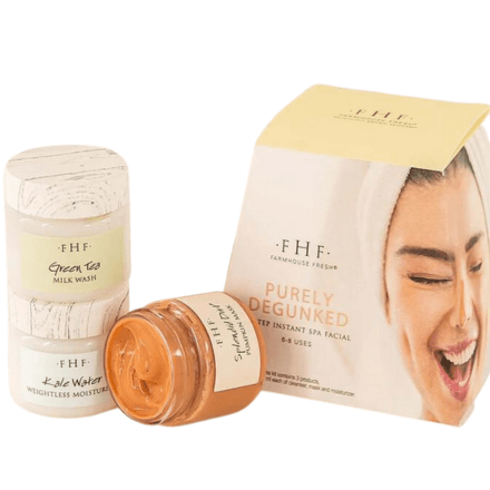 FarmHouse Fresh Purely Degunked 3-Step Instant Spa Facial Kit