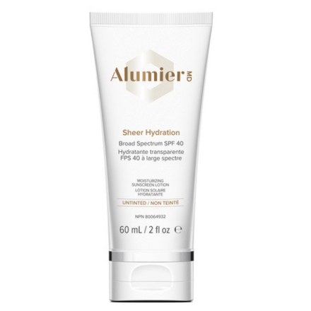 Alumier MD Sheer Hydration Broad Spectrum SPF 40 (Untinted) 2oz / 60ml