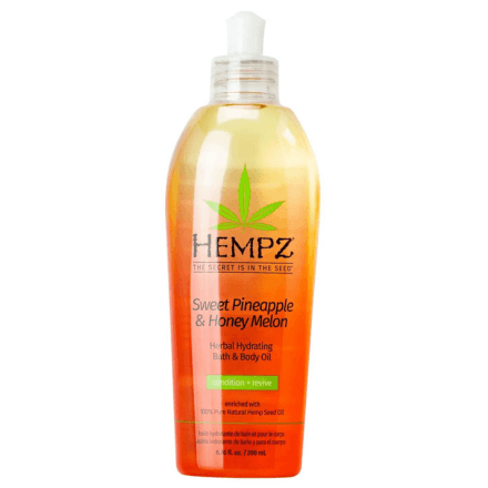 Hempz Sweet Pineapple & Honey Melon Hydrating Bath & Body Oil 6.76oz / 200ml