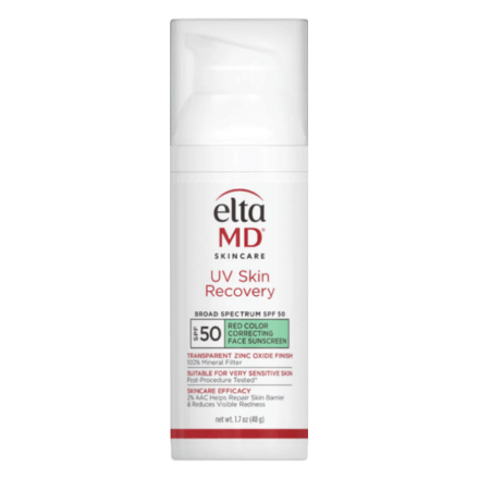 Elta MD UV Skin Recovery Red Color Correcting Green Tint Broad Spectrum SPF 50 1.7oz / 50ml