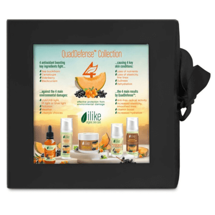 Ilike Organic Skin Care QuadDefense Travel Kit