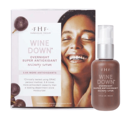 FarmHouse Fresh Wine Down Overnight Super Antioxidant Recovery Serum 1oz / 30ml