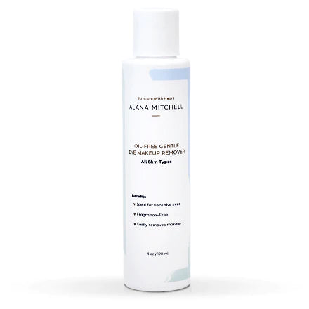 Alana Mitchell Oil-Free Gentle Eye Makeup Remover 4oz (Free Gift)