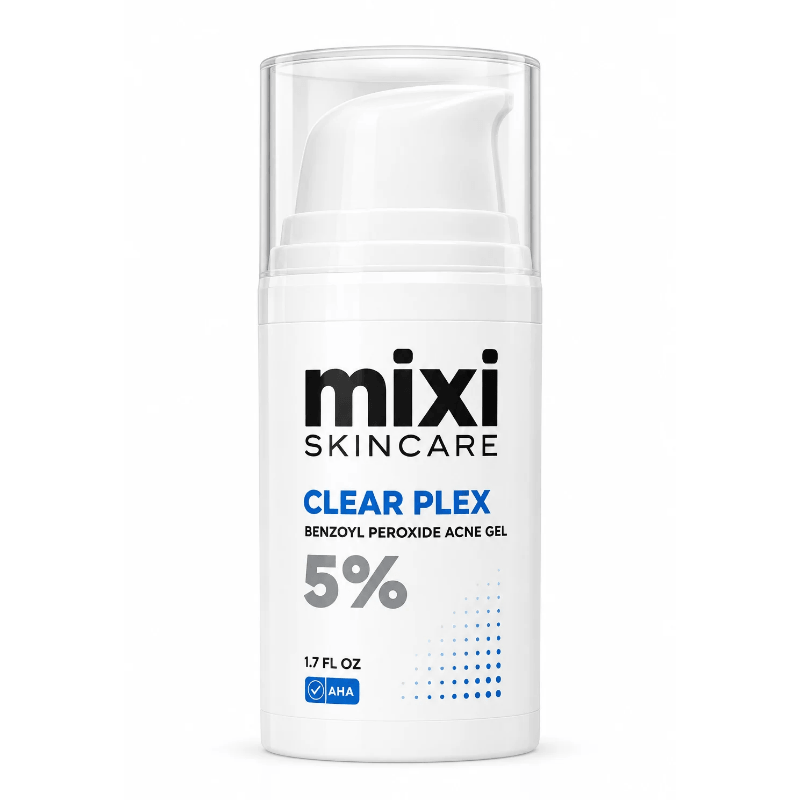 Mixi Skincare Clear Plex BPO Acne Gel 5% 1.7oz / 50ml