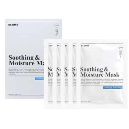Dr. Esthe Soothing & Moisture Sheet Masks - 5 Pack