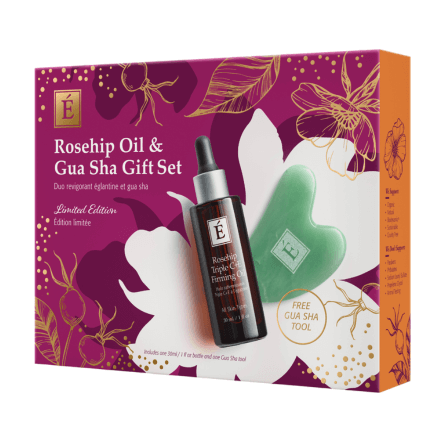 Eminence Organics Rosehip Oil & Gua Sha Gift Set