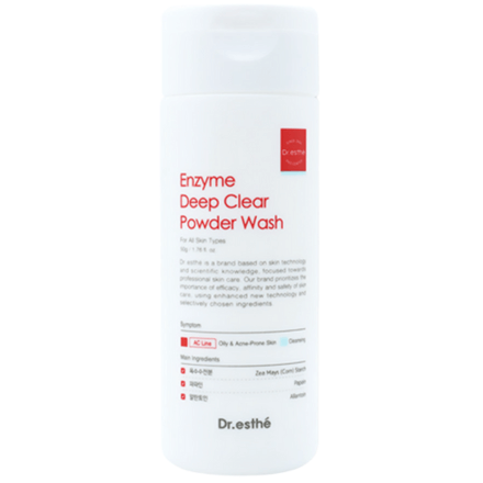 Dr. Esthe Enzyme Deep Clear Powder Wash 1.7oz / 50ml