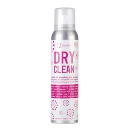 12 Benefits Dry Clean Shampoo 3.25oz