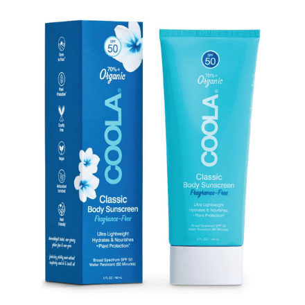 Coola Classic Body Organic Sunscreen Lotion Fragrance Free SPF 50 5oz