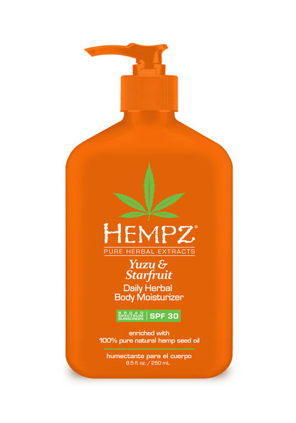 Hempz Yuzu & Starfruit Daily Herbal Body Moisturizer with SPF 30 8.5oz