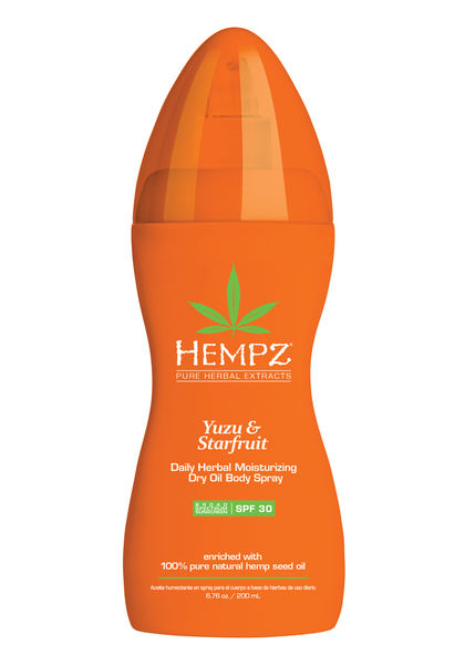 Hempz Daily Herbal Moisturizing Dry Oil Body Spray with SPF 30 6.7oz