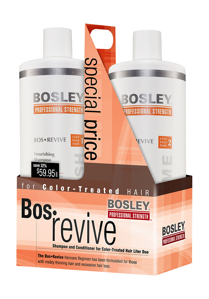Bosley Pro BosRevive for Color-Treated Hair Liter Duo