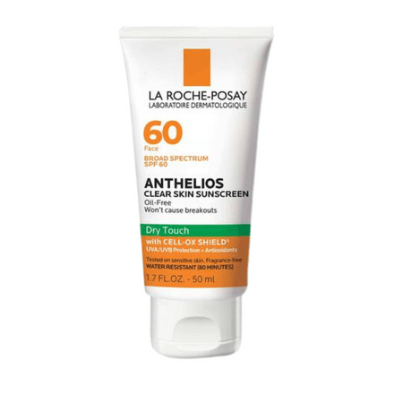 La Roche Posay Anthelios Clear Skin Dry Touch Sunscreen SPF 60 1.7oz / 50ml