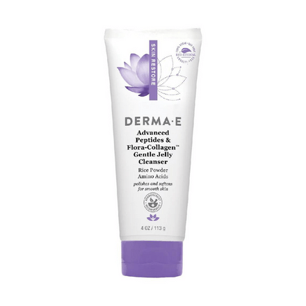 Derma E Advanced Peptides & Flora-Collagen Gentle Jelly Cleanser 4oz / 118ml