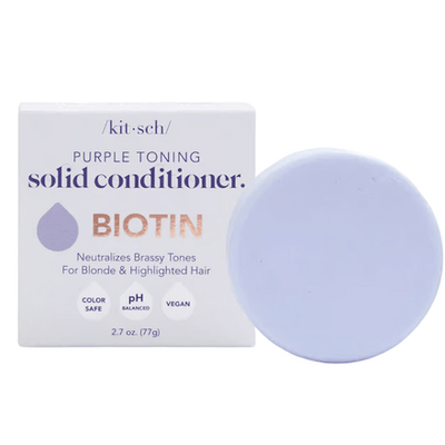 Kitsch Biotin Purple Toning Solid Conditioner Bar 2.7oz
