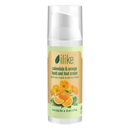 Ilike Organic Skin Care Calendula & Orange Hand And Foot Cream 1.7oz