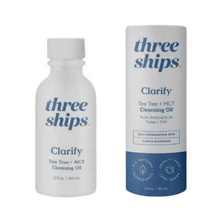 Three Ships Clarify Tea Tree + MCT Cleansing Oil 2oz