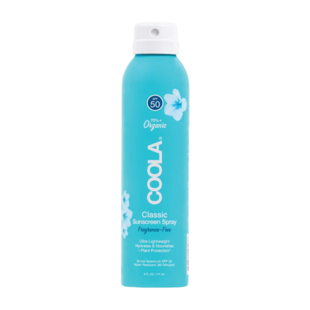 Coola Classic Body Organic Sunscreen Spray Fragrance Free SPF 50