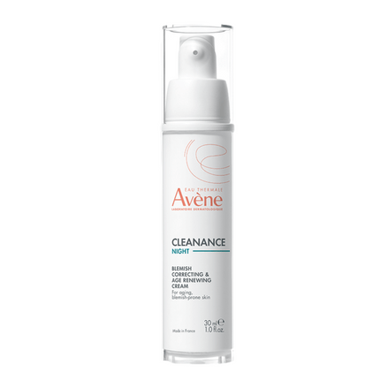 Avène Cleanance Night Blemish Correcting & Age Renewing Cream 1oz