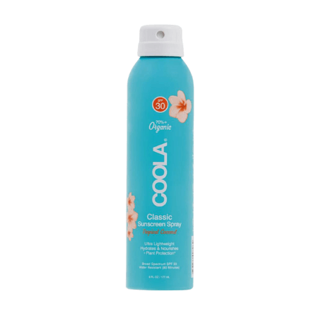 Coola Classic Body Organic Sunscreen Spray SPF 30 Tropical Coconut 6oz