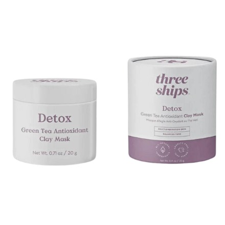 Three Ships Detox Green Tea Antioxidant Clay Mask 0.71oz