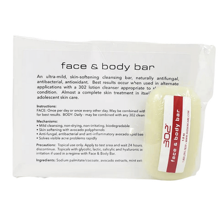 302 Skincare Face and Body Bar