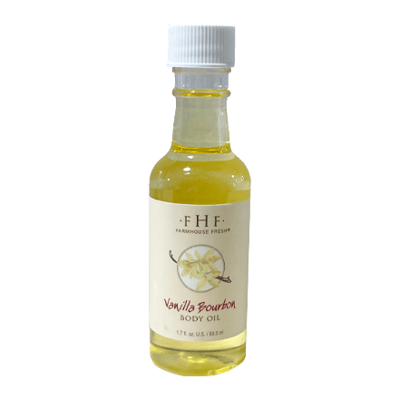 FarmHouse Fresh Vanilla Bourbon Body Oil 1.7oz - Free Gift