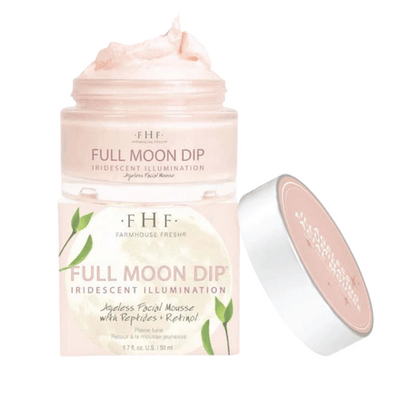 FarmHouse Fresh Full Moon Dip Iridescent Illumination Ageless Facial Mousse with Peptides + Retinol 1.7oz / 50ml